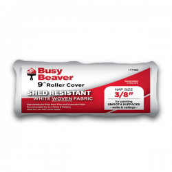 Busy Beaver Shed Resistant 9" Roller Cover.  3/8" Nap Size