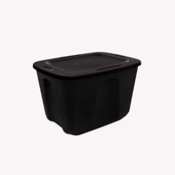 TOTE - 10 GALLON BLACK 93679