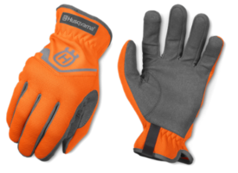 Husqvarna 589752001 Work Gloves, M, Elastic Cuff, Synthetic Leather