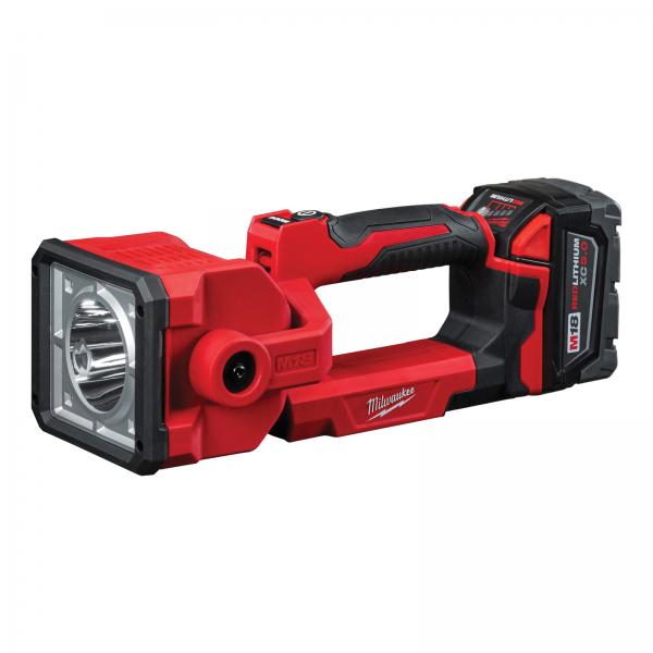 Milwaukee 2354-20 Search Light, LED Lamp, 1250 Spot Flood Mode, 1000 Flood