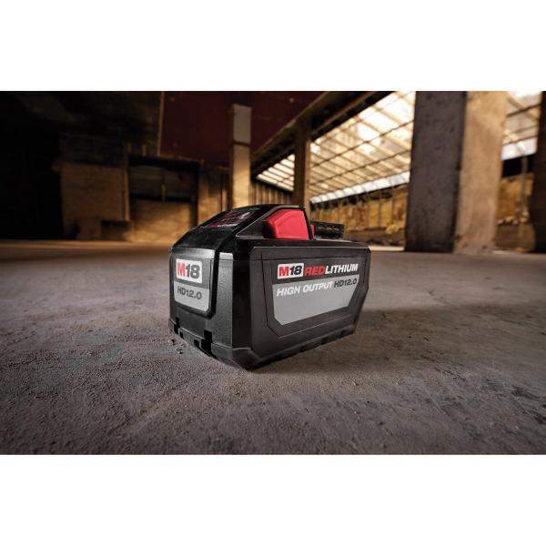 Milwaukee M18 REDLITHIUM 48-11-1812 Rechargeable Battery Pack, 18 V Battery,