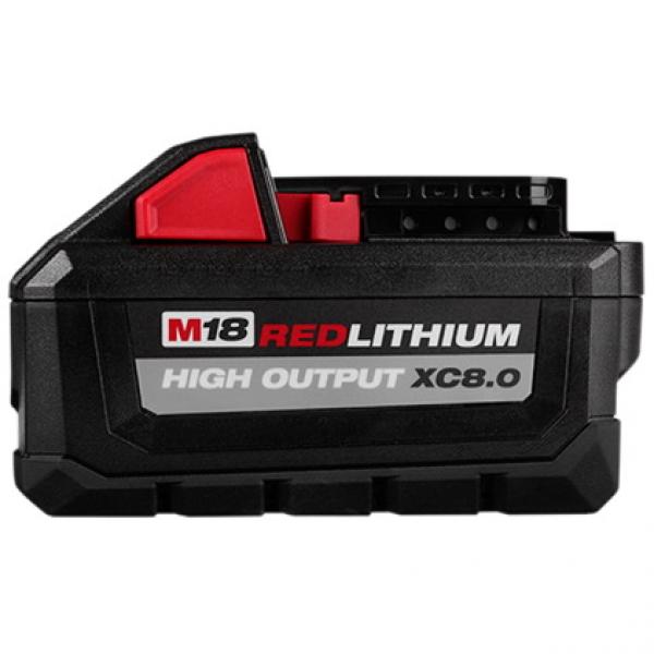 Milwaukee 48-11-1880 Rechargeable Battery Pack, 18 V Battery, 8 Ah, 60 min