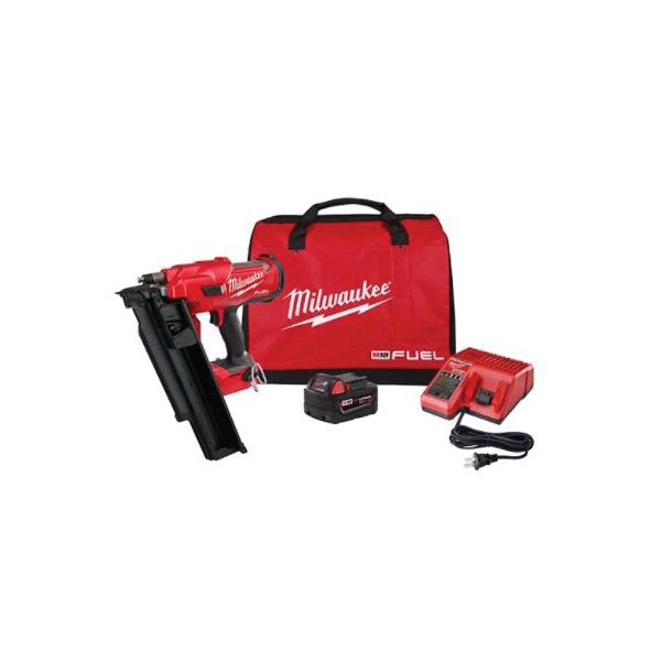 Milwaukee 2745-21 Framing Nailer Kit, Battery Included, 18 V, 5 Ah, 43 Nails