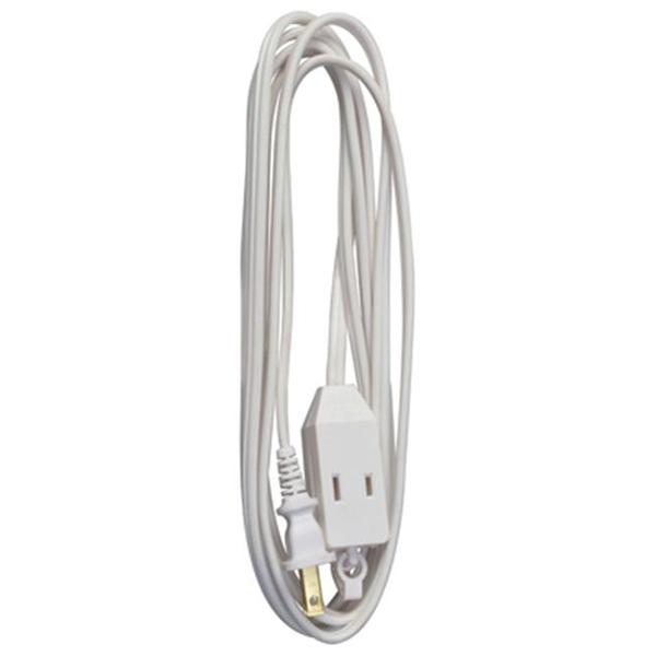 15 ft Indoor Extension Cord White