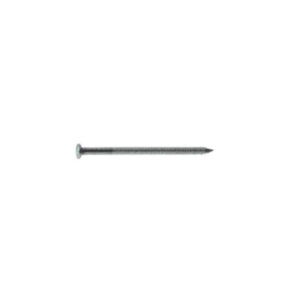 Grip-Rite 8HGC1 Common Nail, 8D, 2-1/2 in L, Steel, Galvanized, Flat Head,