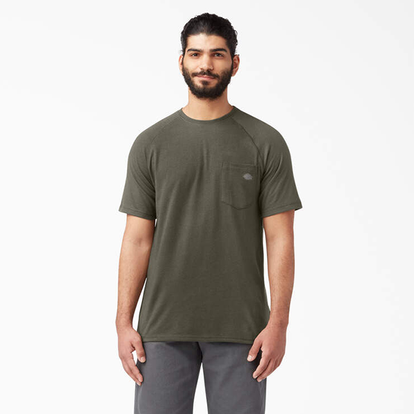 Dickies Temp-iQ SS600-MS-XL-R Performance Cooling T-Shirt, XL, Regular,
