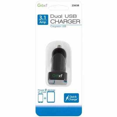 Black Dual USB Charger 23638